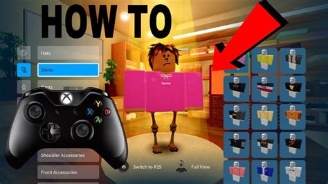 How To Customize Your Roblox Avatar On Roblox Xbox One Youtube