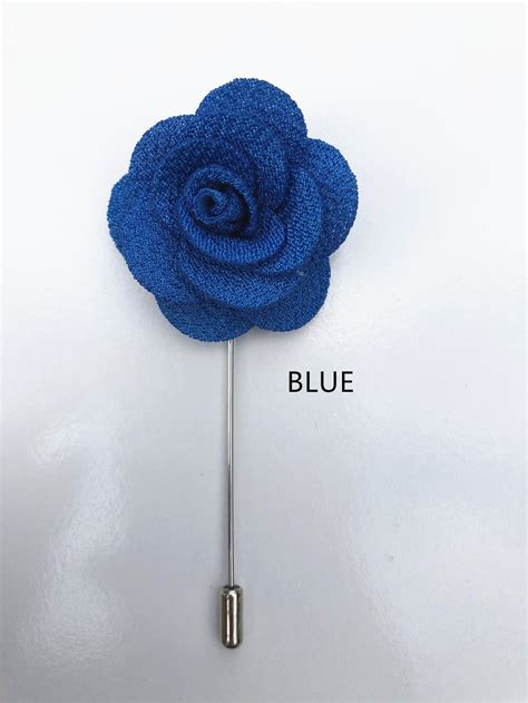 38cm Rose Flower Lapel Pin Men Wedding Accessories Brooches Etsy