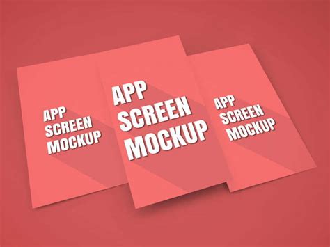 App Screen Showcase Mockup Vol Psd Uidownload