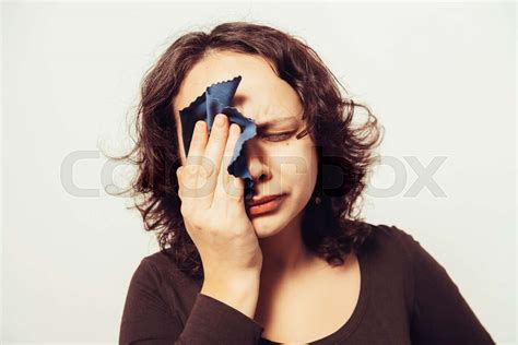 Woman Crying Stock Image Colourbox