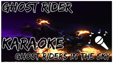 Ghost Riders In The Sky Karaoke Youtube