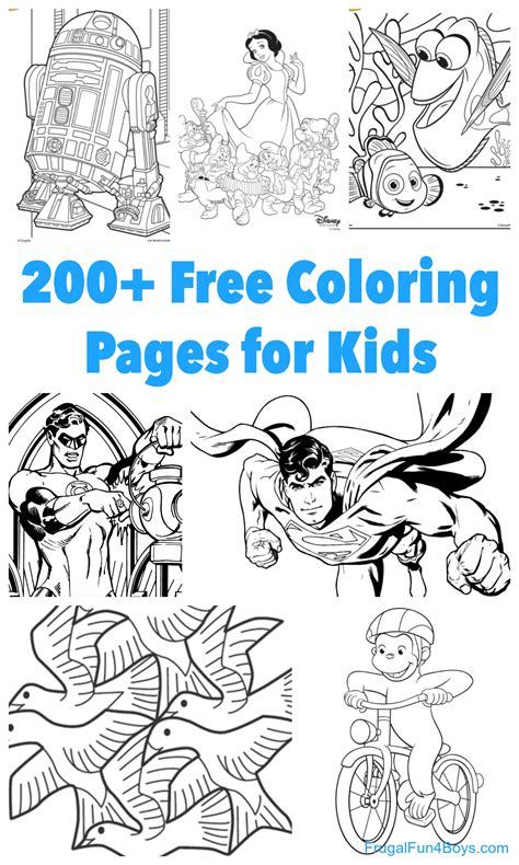 Free Printable Coloring For Kids Printable Coloring