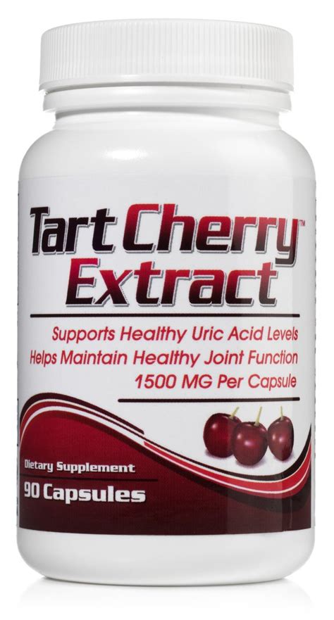 Tart Cherry Extract Uric Acid And Joint Health Support 90 Capsules