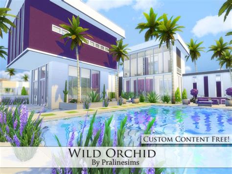 Wild Orchid The Sims 4 Catalog Wild Orchid Orchid House Sims