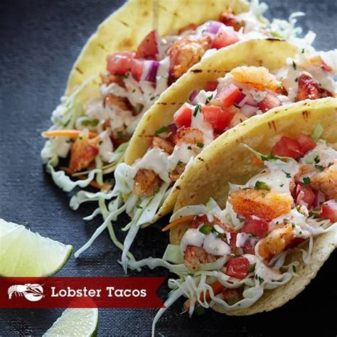 Taco bell had been getting a little too classy. Lobster Tacos @redlobster | Food, Meals, Lobster tacos