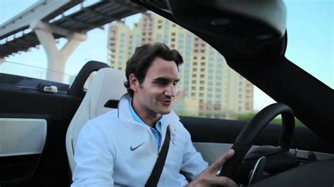 Roger Federer Drives The Mercedes Benz Sls Amg Roadster