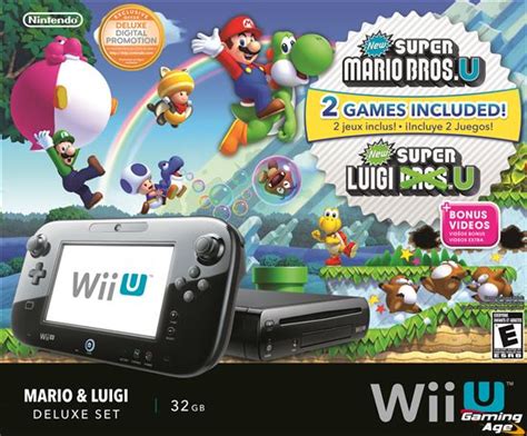 New Wii U Deluxe Bundle Includes New Super Mario Bros U And New Super