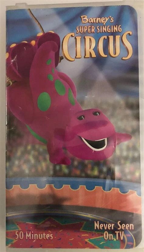 BARNEY Barney S Super Singing Circus VHS Tape EBay