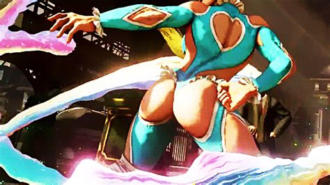 Rainbow Mika Capcom Street Fighter Animated Animated Tagme Girl D Ass Long Hair