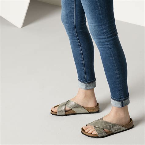 Daytona Embossed Leather Royal Python Gray BIRKENSTOCK