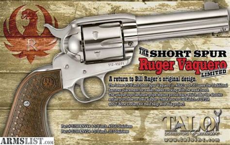 Armslist For Sale Ruger Vaquero Talo 45 Colt