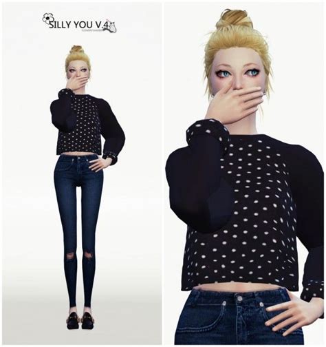 Flower Chamber Silly You V4 9 Poses Set • Sims 4 Downloads Sims 4