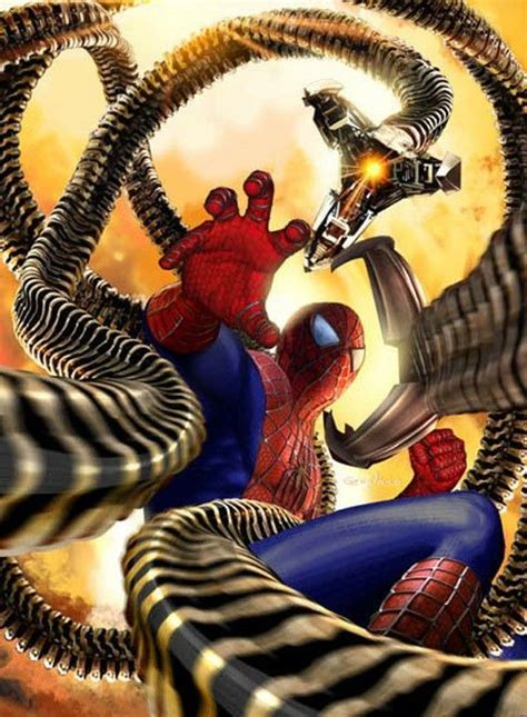 Spider Man Vs Doctor Octopus By Greg Horn Amazing Spiderman Marvel