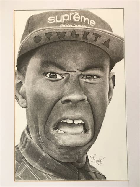 Tyler The Creator Pencil Drawing Etsy