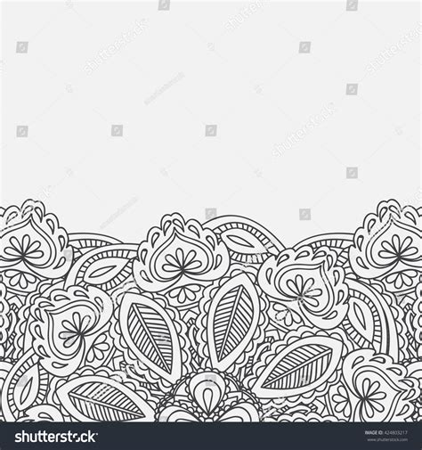 Pin by kamran ahmed on naureen ahmed wedding invitation design. Mehendi Invitation Blank Mehndi Invitation Card Template - Vector Vintage Cards In Mehndi Style ...