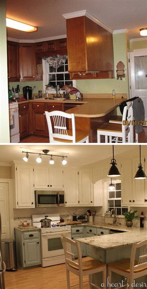Kitchen remodel ideas that add value to your home. Before and After: 25+ Budget Friendly Kitchen Makeover ...