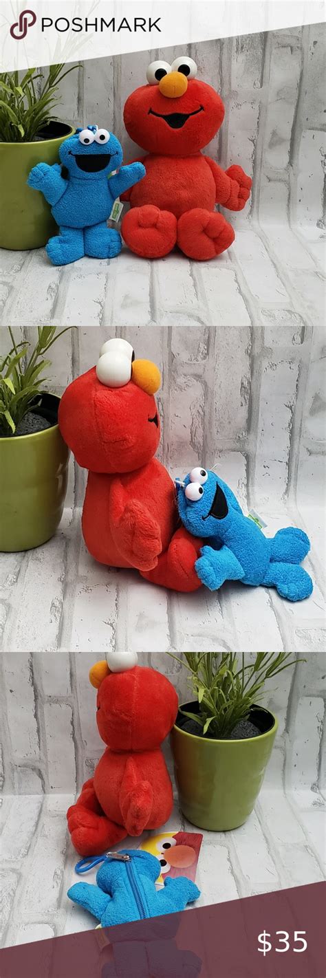 Sesame Street Elmo And Cookie Monster Bundle In 2022 Elmo And Cookie