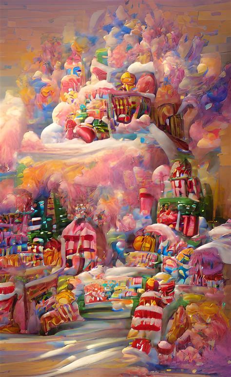 Candyland Whimsical Art Surreal Art Dreamy Art