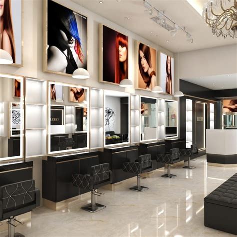 Luxury Hair Salon Shop Furniture Barber Station Working Ship To Canada