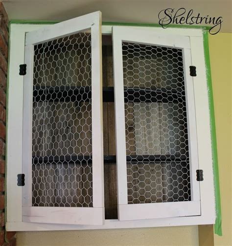 Shop wire cabinet at target.com. Project Challenge #8- Chicken Wire or Screening | Diy ...