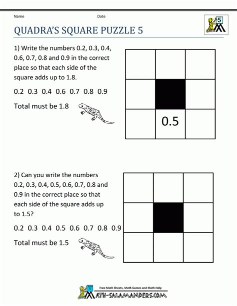Printable Puzzles For 5th Grade Printable Crossword Puzzles