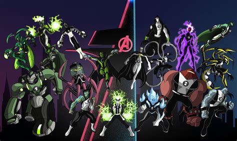 Ben 10 Artwork Marvel And Dc Aliens By Pizzaronny On Deviantart