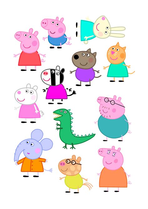 Amigos Da Peppa Para Imprimir amigos da peppa pig para imprimir ~ Imagens para colorir imprimíveis