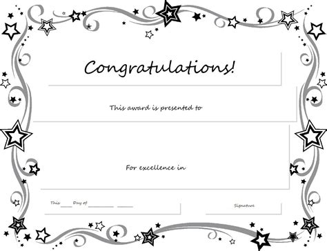 The Outstanding Congratulations Certificate Word Template Erieairfair