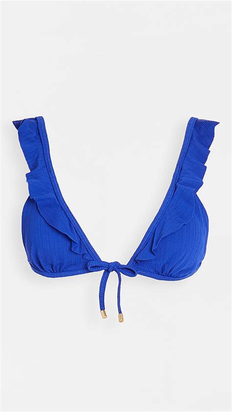 Vix Swimwear Klein Milano Ruffle Bikini Top In 2021 Ruffled Bikini