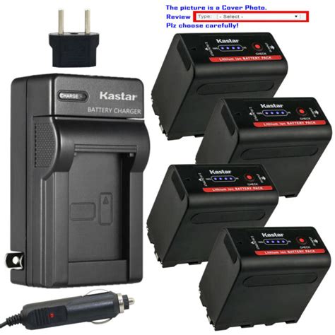 kastar battery ac travel charger for sony np f970 ccd trv68 ccd trv71 ccd trv715 ebay