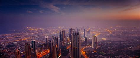 2560x1080 Resolution Dubai City In Sunrise 2560x1080 Resolution