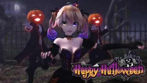 【mmd】「happy Halloween」 Miku Halloween Edit【4k Uhd】 Youtube