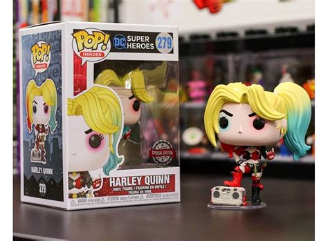 Фигурка Funko Pop Dc Harley Quinn With Boombox 279 Exc купить по