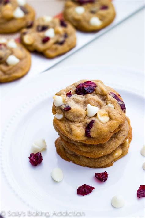 Perfect White Chocolate Chip Cranberry Cookies By Sallys Baking Addi Cranberry White