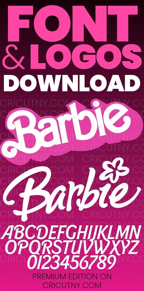 Barbie Font Letters Barbie Font Alphabet Barbie Font Svg Barbie