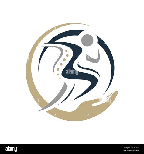 Chiropractic Physiotherapy Logo Design Creative Human Spinal Health