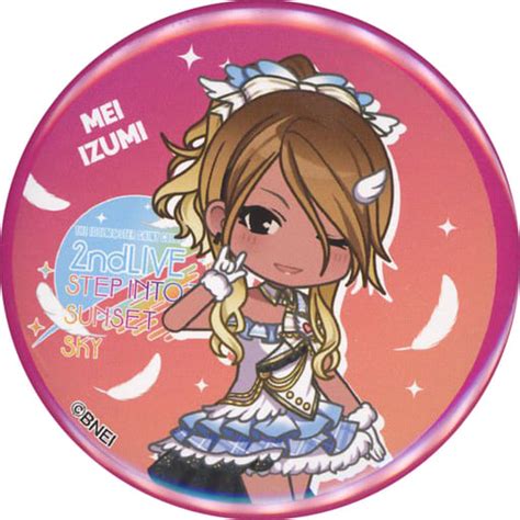Badge Pins Ai Izumi The Idolmster Shiny Colors 2 Ndlive Step Into The Sunset Sky Official