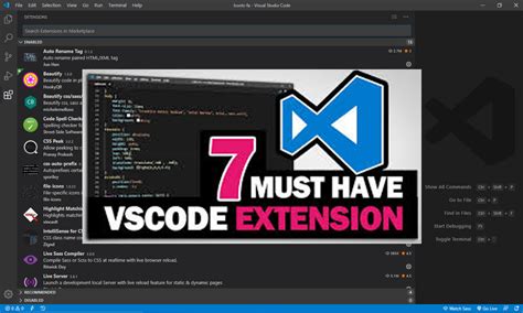 Top 7 Best VS Code Extensions You Must Know In 2020