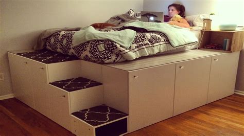 Ikea Hack Platform Bed Freestanding Version Handydadtv