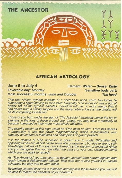 What Is African Astrology 12 Zodiacs Of African Astrology Artofit