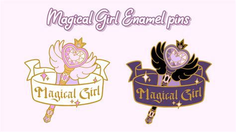 Magical Girl Enamel Pins By Lise Carlsen Everything Has Arrived
