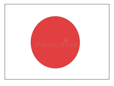 National Flag Of Japan Stock Illustration Illustration Of Countries