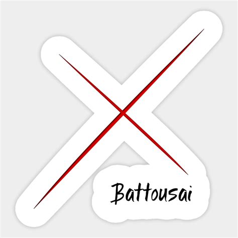 Kenshin Battousai Kenshin Battousai Sticker Teepublic