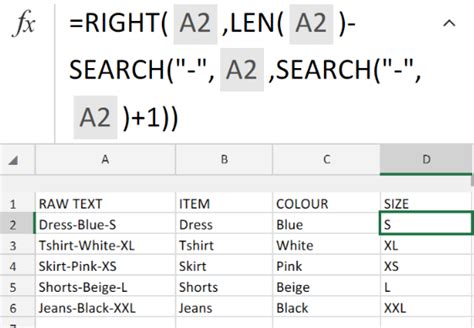 Excel Formula To Split Text At Dash