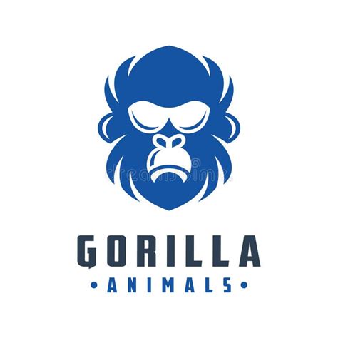 Gorilla Logo Design Stock Vector Illustration Of Chimpanzee 168770060