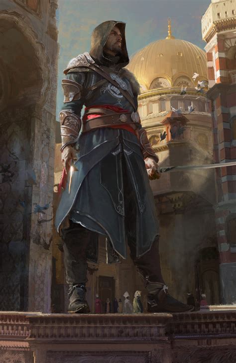 Wallpaper Ezio Auditore Da Firenze Assassin S Creed Revelations Artwork Digital Fan Art