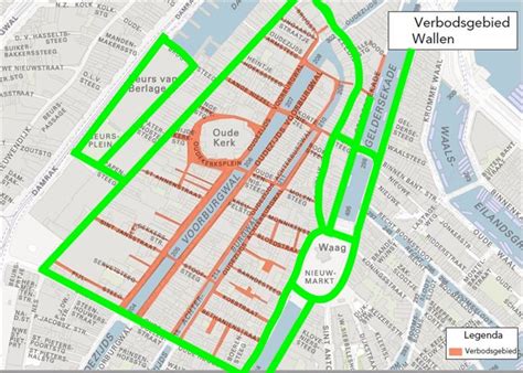 Amsterdam Red Light District Tour Ban Area Map 1 April 2020amsterdam Red Light District Tours