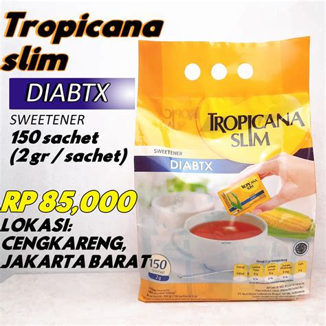 Jual Tropicana Slim Diabtx Gula Tropicana Slim Diabtx Sweetener 2 Gr