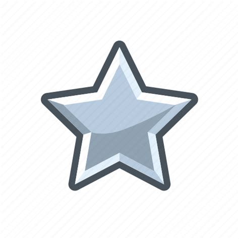 Mark Rank Silver Star Icon Download On Iconfinder