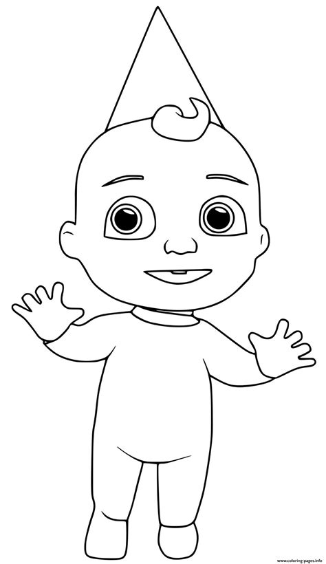 Cocomelon Coloring Page Cocomelon Coloring Pages Jj Images And Photos
